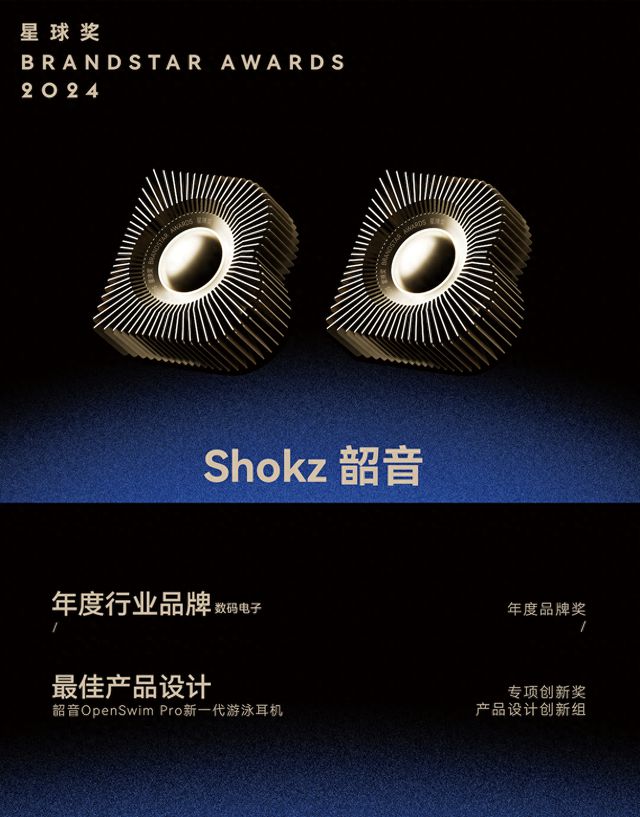 国出海品牌百强榜新锐品牌TOP3爱游戏平台Shokz韶音入选中(图1)